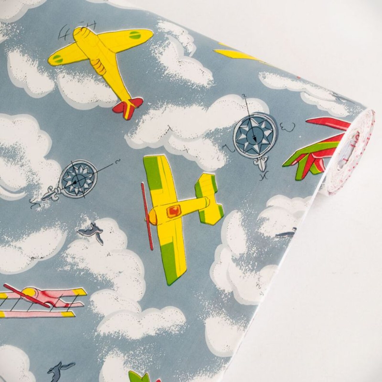 Flying Fun Wallpaper Roll, Peel-and-Stick, Repositionable and Removable